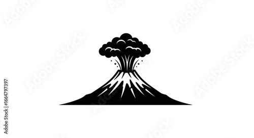highresolution transparent volcano eruption illustration isolated vector graphic for design projects websites and app development