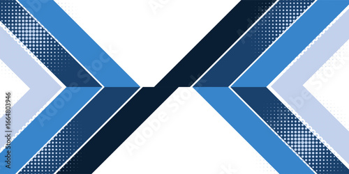  Modern blue white abstract presentation background with corporate concept