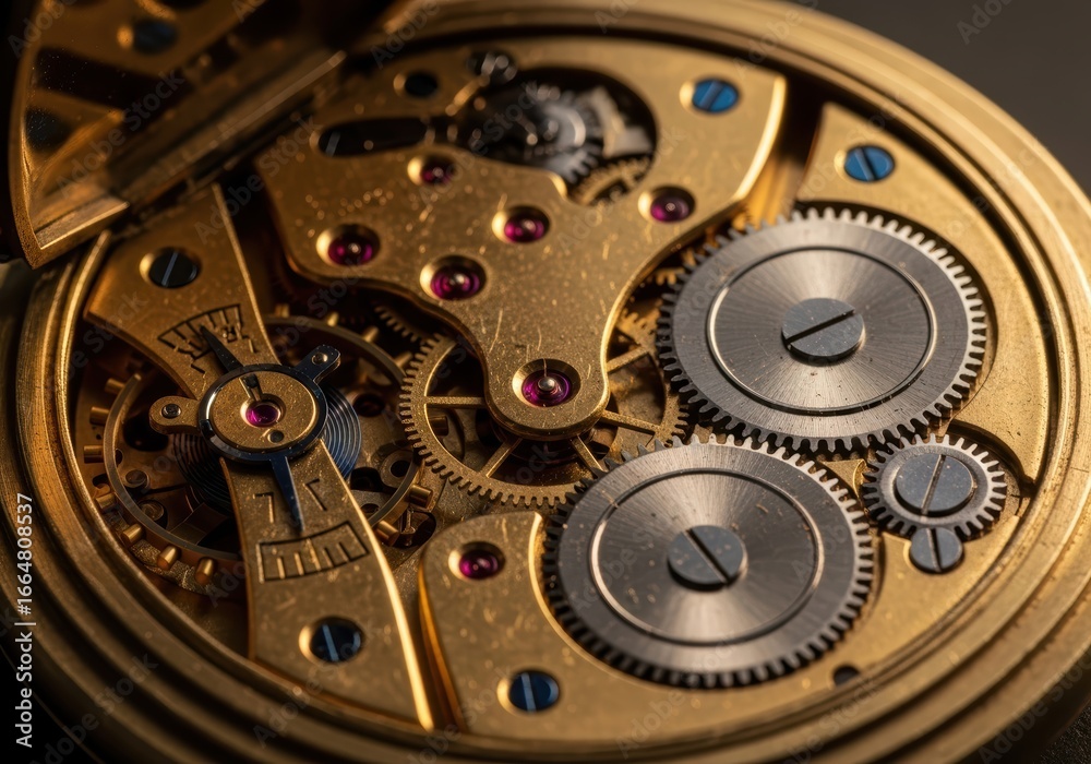 custom made wallpaper toronto digitalClose-up of old watch and clock gears showing mechanical details