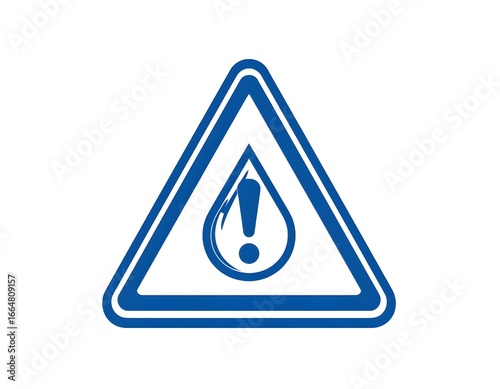 Warning hazard icon symbol