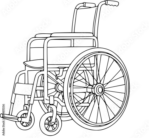 wheelchair  vector 