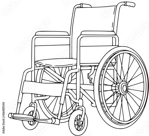 wheelchair  vector 