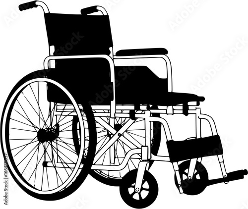 wheelchair  vector 