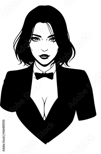 sketch of a naked woman	
