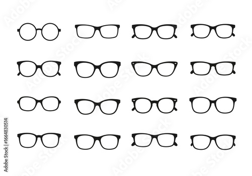 Collection of Various Spectacle Frame Styles Demonstrating Diverse Eyewear Fashion Trends and Designs Popular in Modern Optics