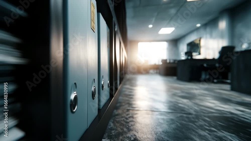 Wallpaper Mural Organized office environment with stacked financial contract files Torontodigital.ca