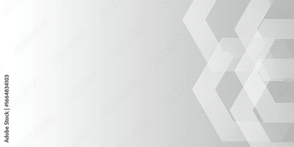 Fototapeta premium Silver triangle and diamond pattern for futuristic design modern