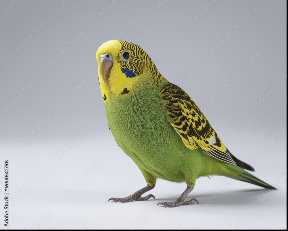 Fototapeta premium Parrot isolated in a studio photo