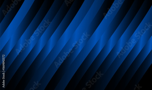 Diagonal blue gradient stripes on black background. Bright glowing bars fully cover the banner, creating a bold dynamic abstract design.	