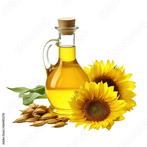 YesNo
sunflower oil white background, isolated on transparent png

