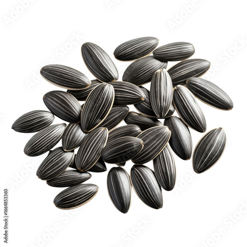 sunflower seeds, isolated on transparent png