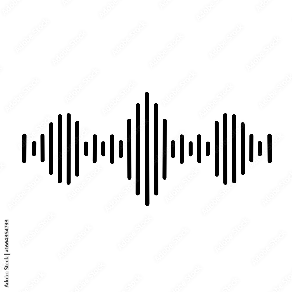 Podcast sound waves vector Podcast sound waves vector