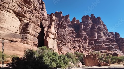 Wadi Al disah Saudi Arabia Deserts canyon Middle East exotic nature landscape 