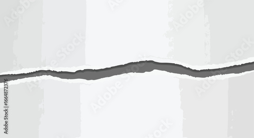 Minimalist abstract torn paper with subtle shades of gray and white emphasizing simplicity and texture in a contemporary artwork