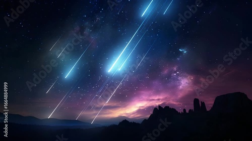 星降る夜 ー Starry Night Shower
