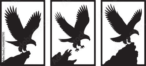Set of Flying Bird Silhouettes Vector

Black Birds in Flight Silhouette Illustration

Crow and Raven Silhouette Design Collection