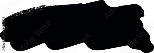 Brush stroke monochrome design vector illustration