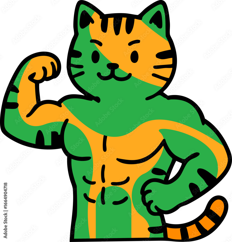 Naklejka premium Cat Builder