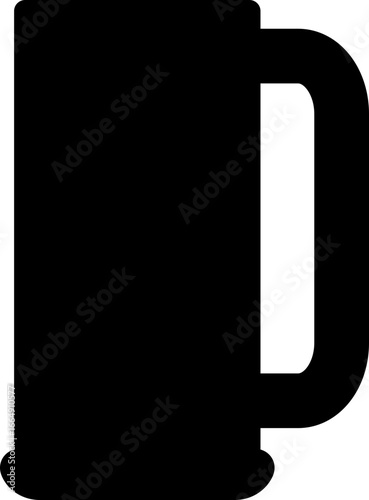 Drinkware icon glass cup mug wine goblet beer collection in flat style, black silhouette group, bar utensil bundle, beverage container pack, drink synonym vector