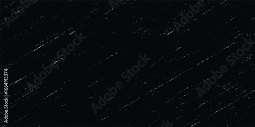 Abstract black snowfall texture with random dark horror  black grunge texture.