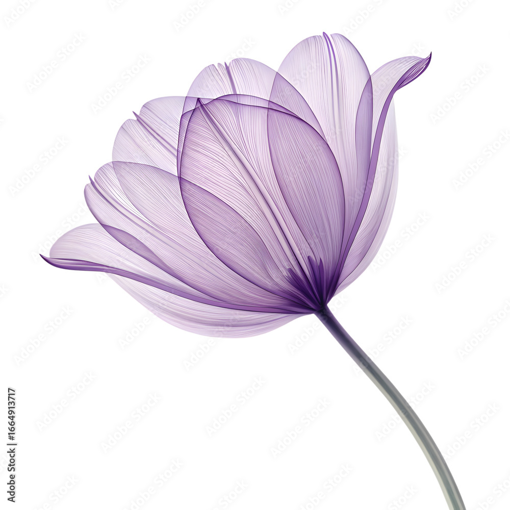 Fototapeta premium Beautiful violet blossom vector artwork high resolution picture
