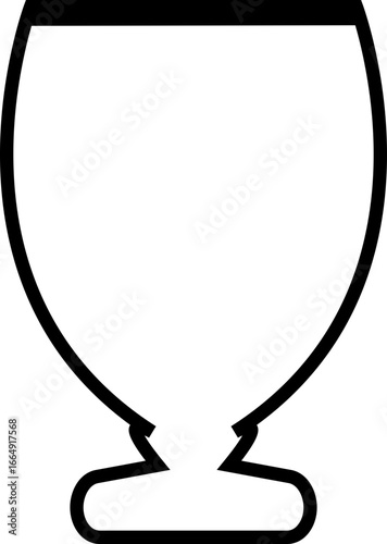 Drinkware icon glass cup mug wine goblet beer collection in line style, black silhouette group, bar utensil bundle, beverage container pack, drink synonym vector