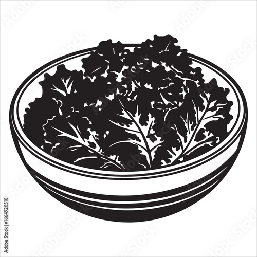 A Fresh and Nutritious Kale Salad, a Healthy and Vibrant Meal with Massaged Greens, Fruits, Nuts, and a Zesty Vinaigrette