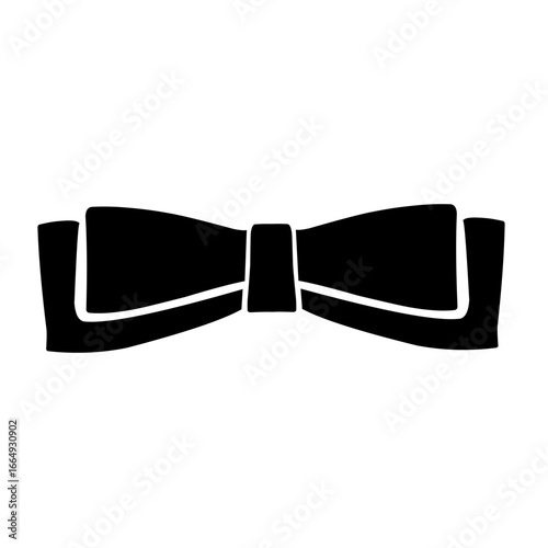 tie ribbon vector silhouette