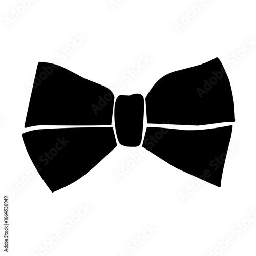 tie ribbon vector silhouette
