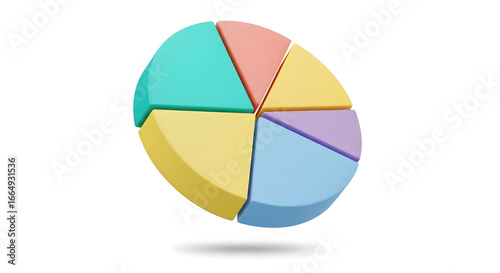 Free Download Pie Chart Icon – Business Data and Analytics Illustration - GFXLoad