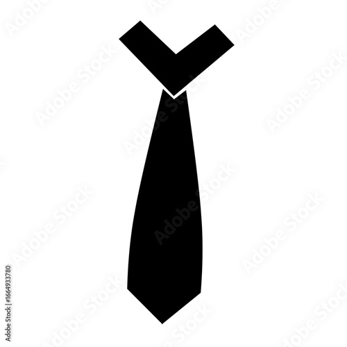 tie vector silhouette