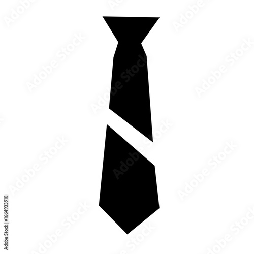 tie vector silhouette