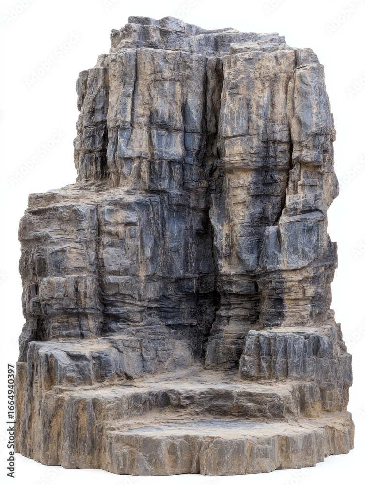 Obraz premium Massive, textured rock formation