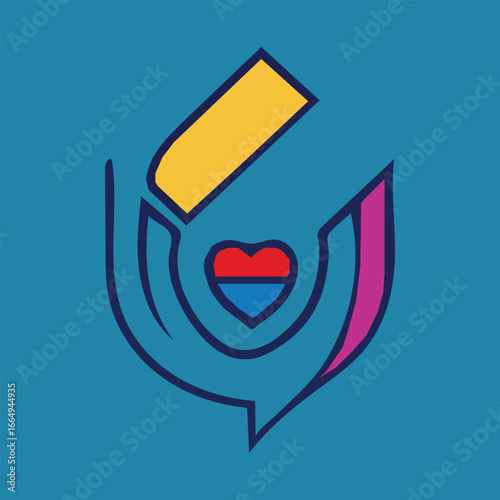 vector illustration of a shield