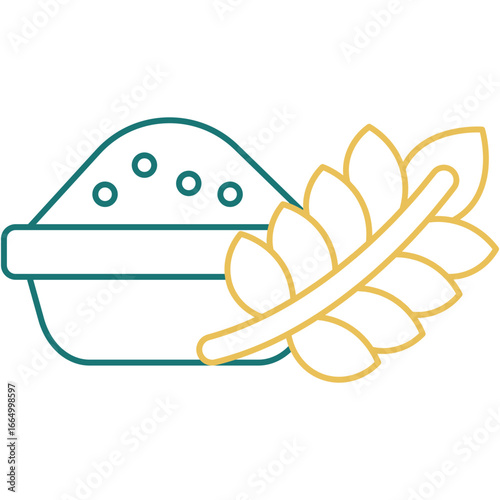 Illustration Gluten Icon