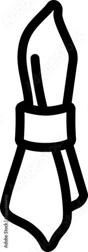 Napkin Line Icon