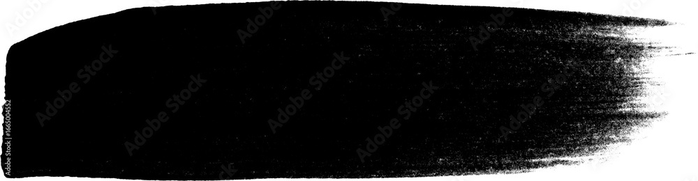 Obraz premium brush stroke isolated on white background