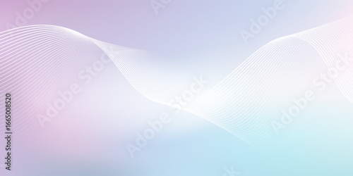 Digital pastel gradient background, background with soft pink and blue hues, background featuring smooth, flowing wave patterns. Minimal abstract gradient wavy line vector digital background. Eps10