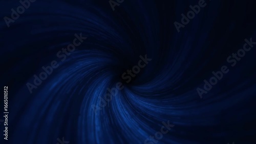 Abstract blue swirl vortex