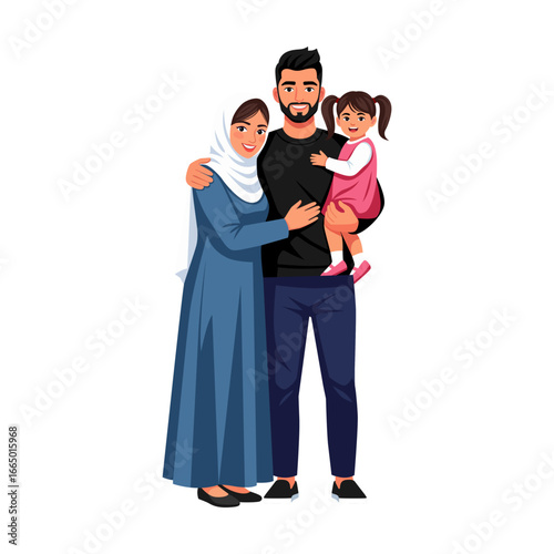 A cute vector illustration of a baby peacefully sleeping on a soft, fluffy cloud. This symbolizes a calm, gentle, and dreamy rest. Vector illustration.