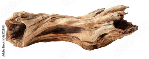 Driftwood piece, light brown and tan, with varied wood grain patterns