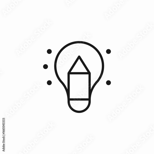 creative writing dots icon sign vector