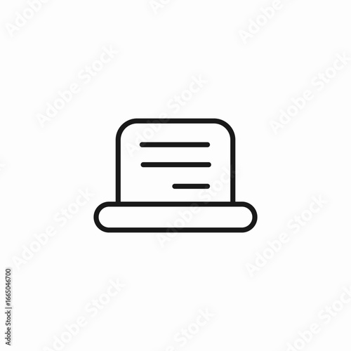 tombstone graveyard monument  icon sign vector