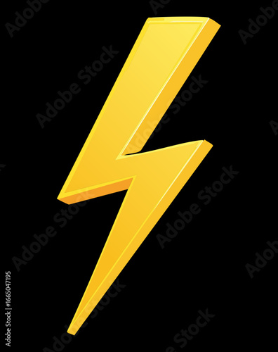 A powerful yellow lightning bolt icon, representing electricity, speed, or a power-up.