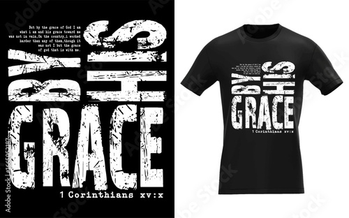 Saved By His Amazing Grace Hand Drawn Cross