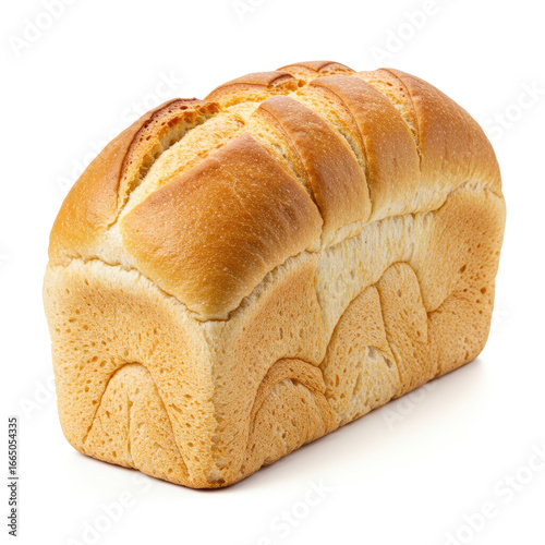 Whole Bread Loaf On Clean White Studio Background