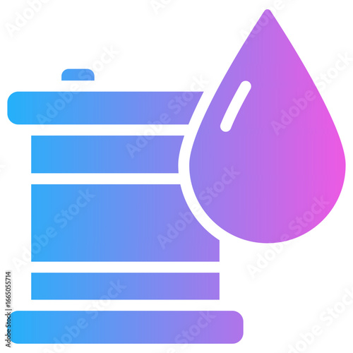 oil gradient fill icon