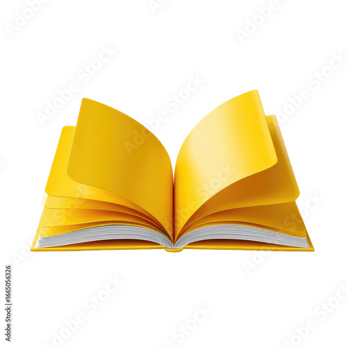 Open gold book icon