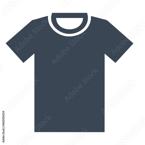 Simple dark blue t shirt apparel clothing fashion