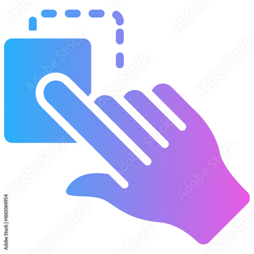 drag gradient fill icon